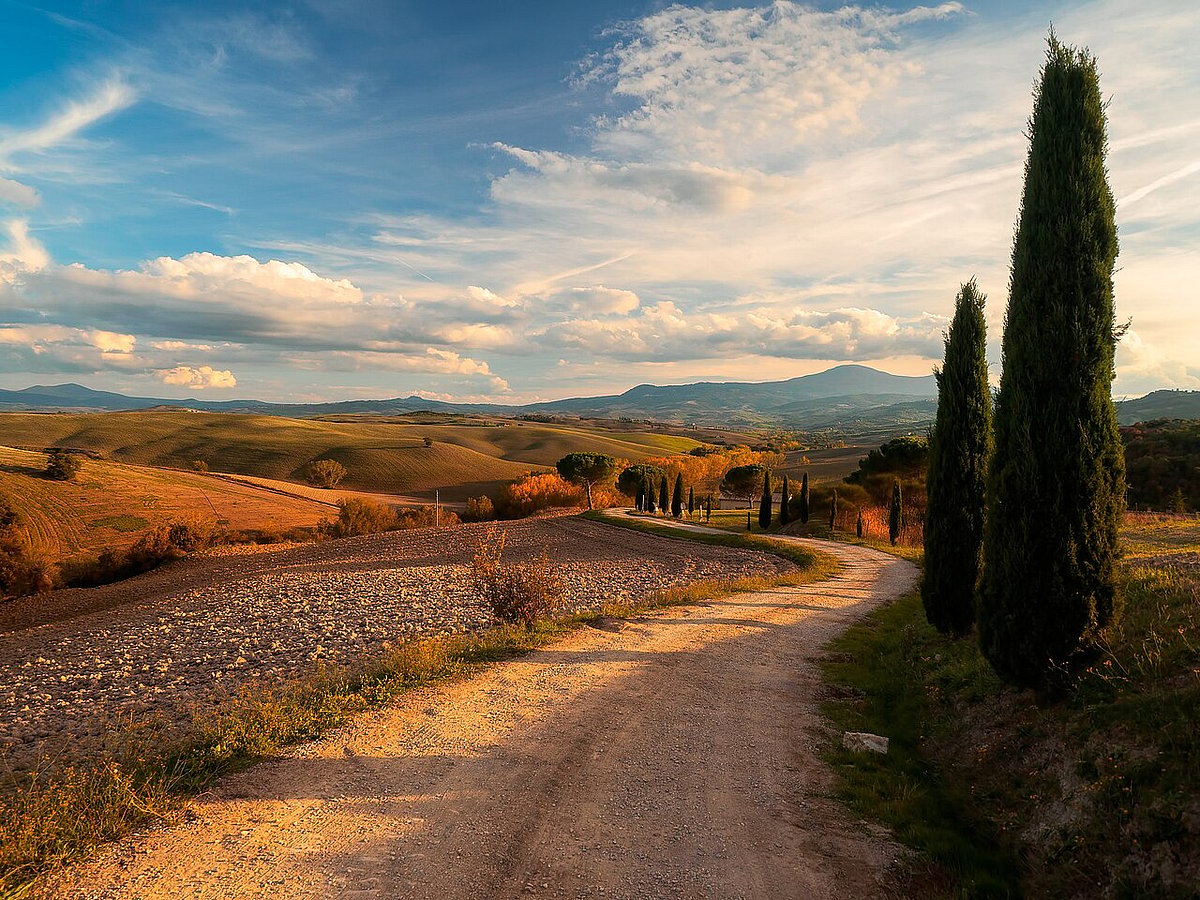 Val D Orcia in autumn