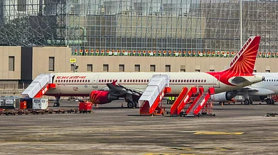 Unsplash : A parked Air India plane (representational image)