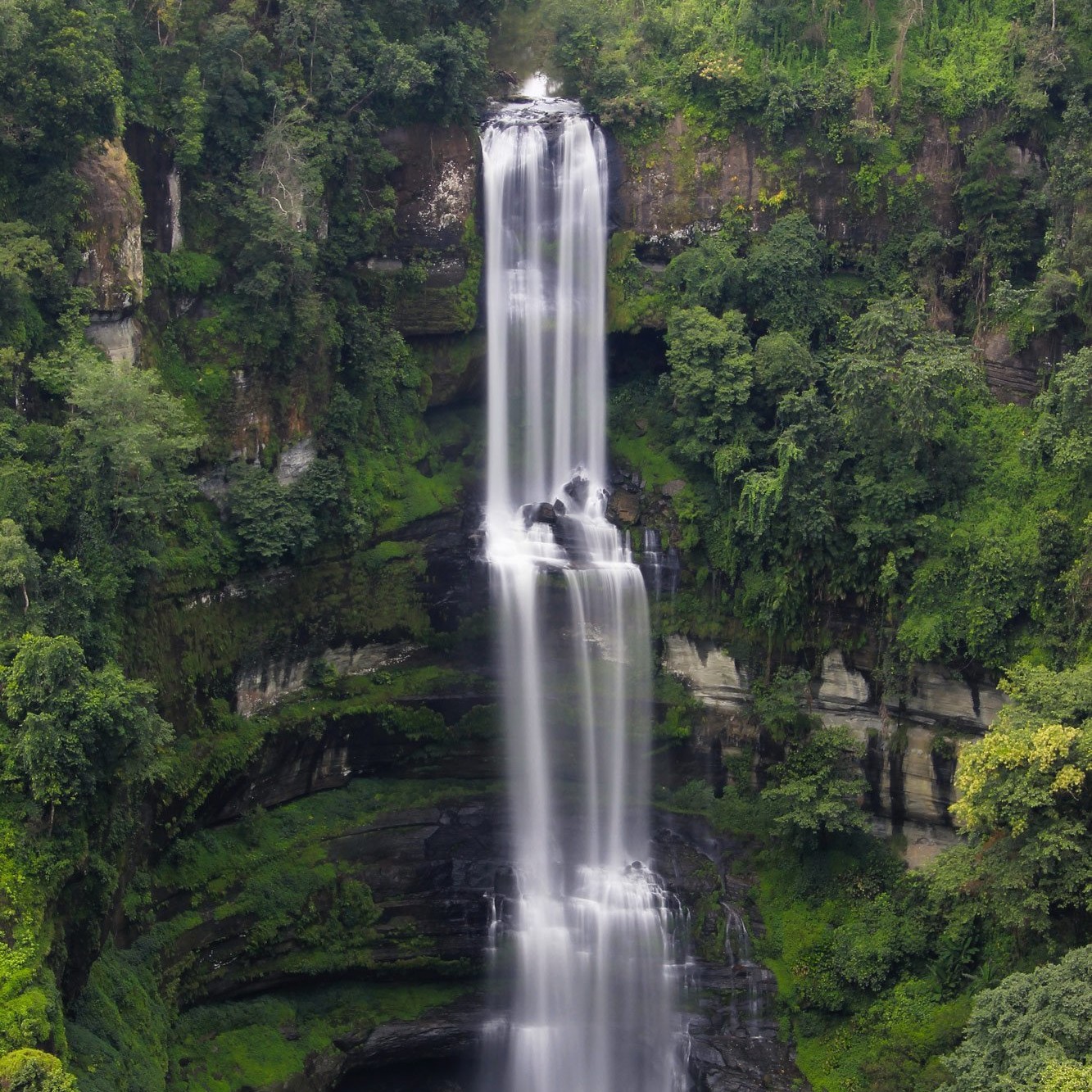 View of Vantawng Waterfalls