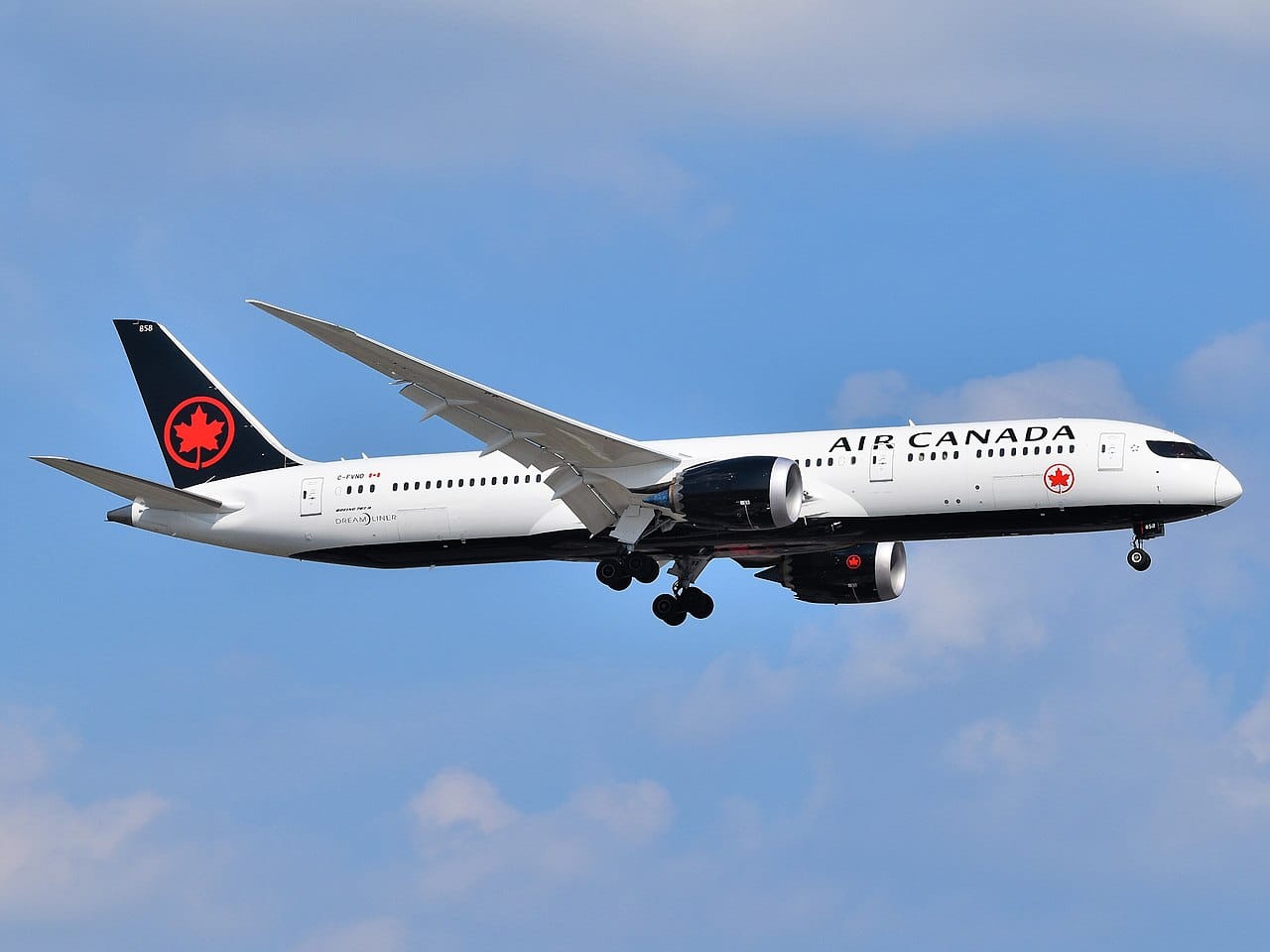 Air Canada flight