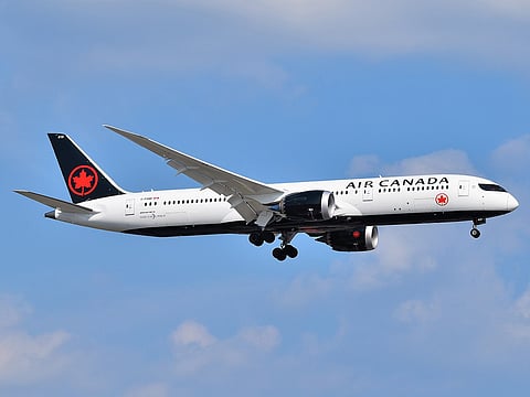Air Canada flight