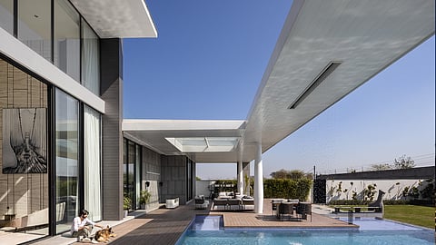 What appears on screen as a Karachi underworld villa is in reality a 16,000 sq ft private home in Punjab