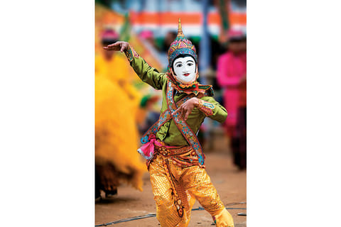 Masked performers bring Tai-Khamti dances to life