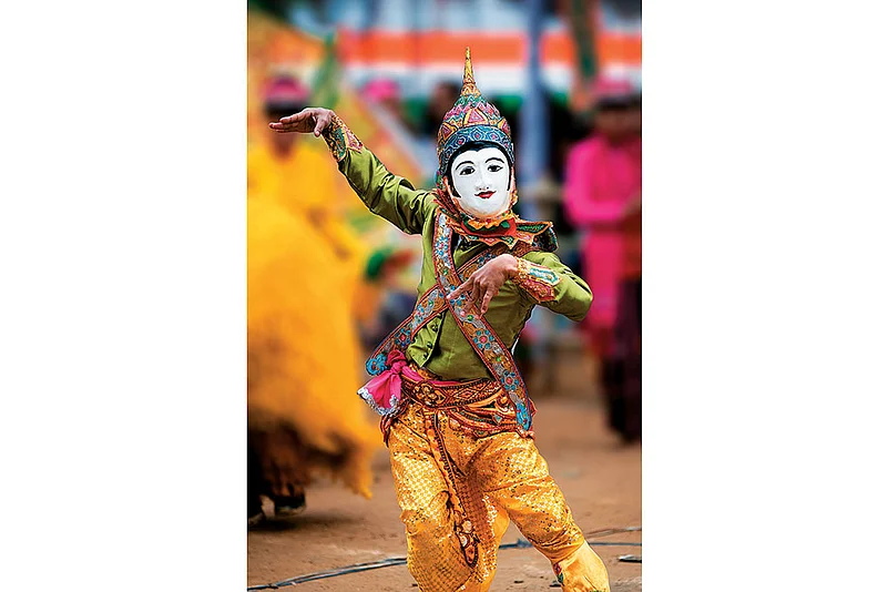 Masked performers bring Tai-Khamti dances to life
