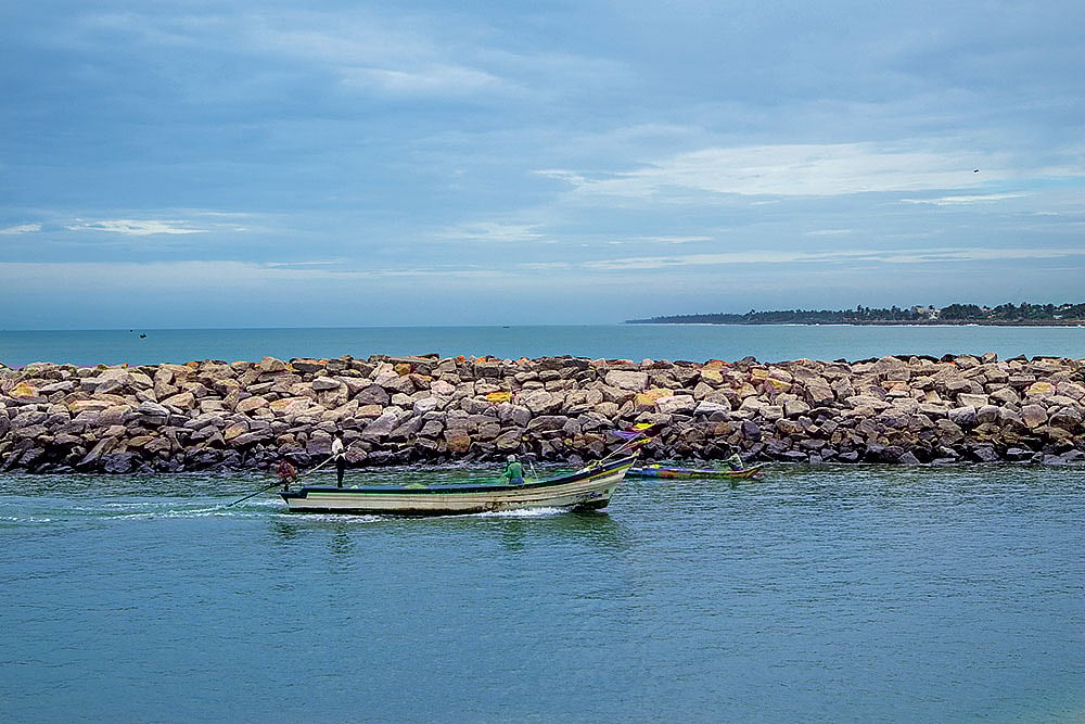 Nagapattinam coast, from where Buddhism sailed eastward