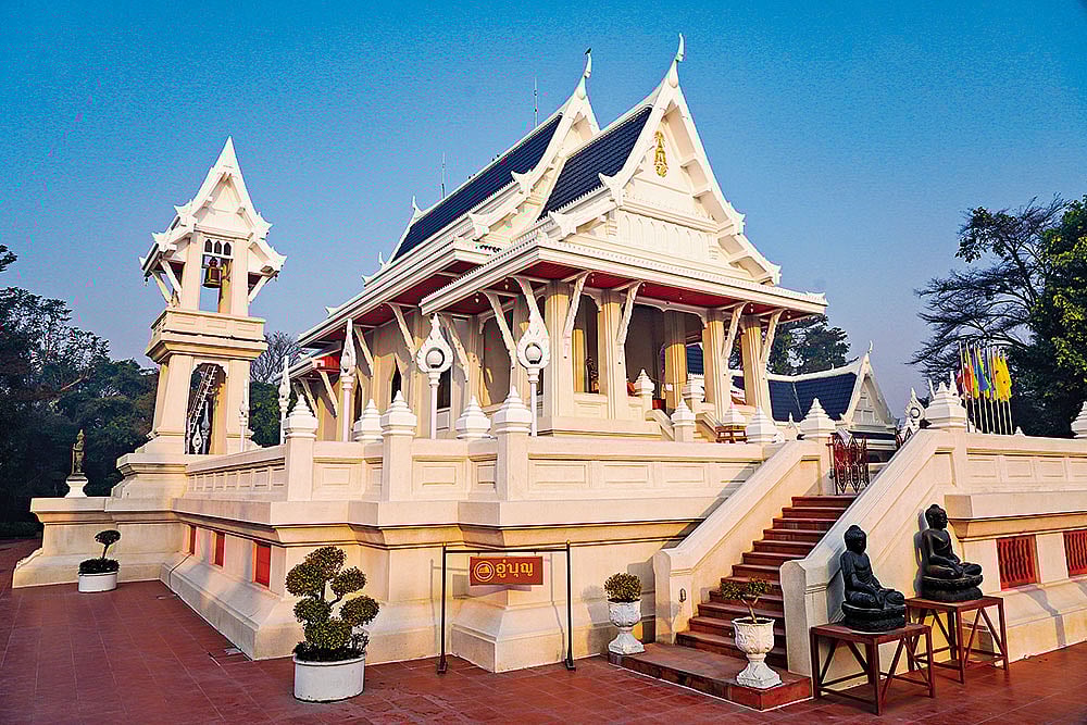 Thai-style Buddhist temple in Kushinagar
