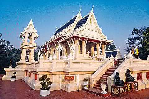 Thai-style Buddhist temple in Kushinagar