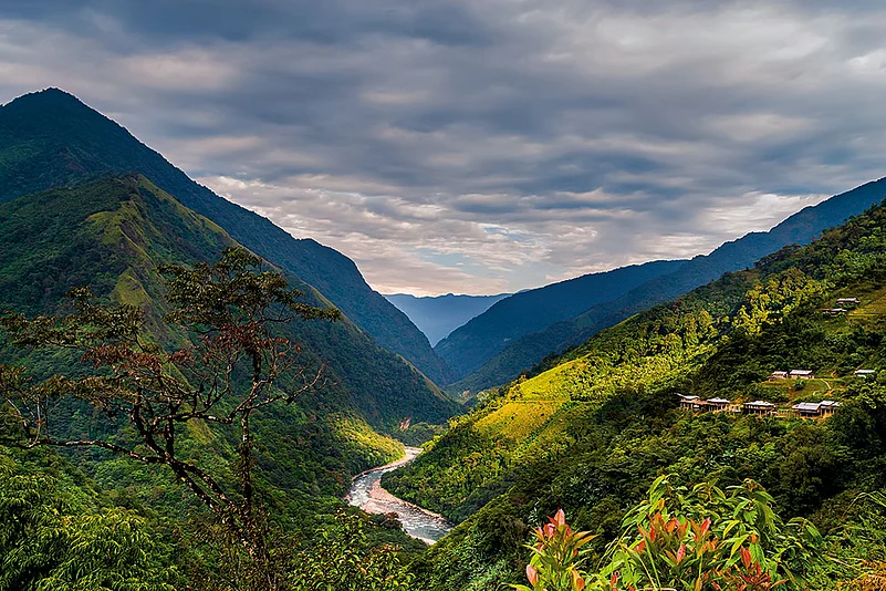 Menchukha is located near the Indo-China border