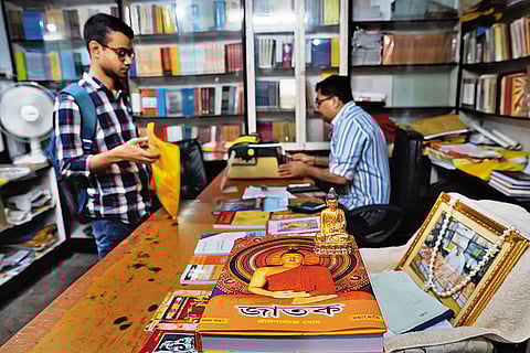 Books for sale at the Society