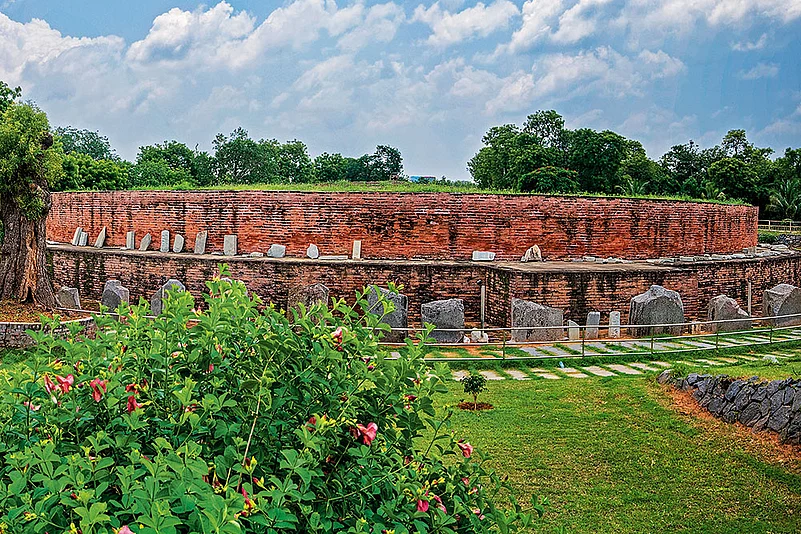Ancient Amaravati stupa from 3rd-century BCE