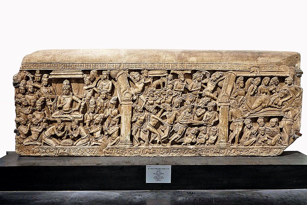 Amaravati reliefs showing Buddha’s life events