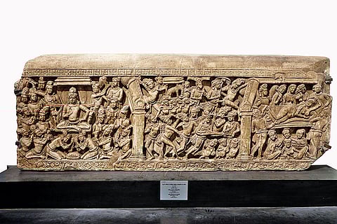 Amaravati reliefs showing Buddha’s life events