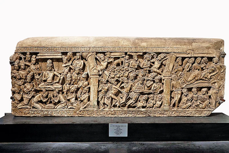 Amaravati reliefs showing Buddha’s life events