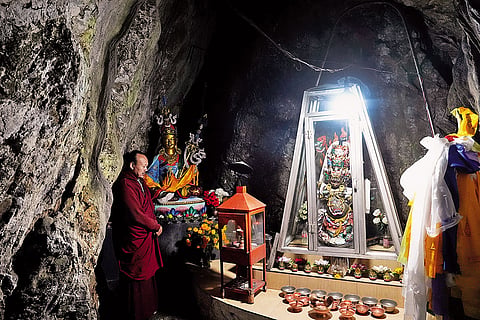 Inside the Rahuney Bhauda cave