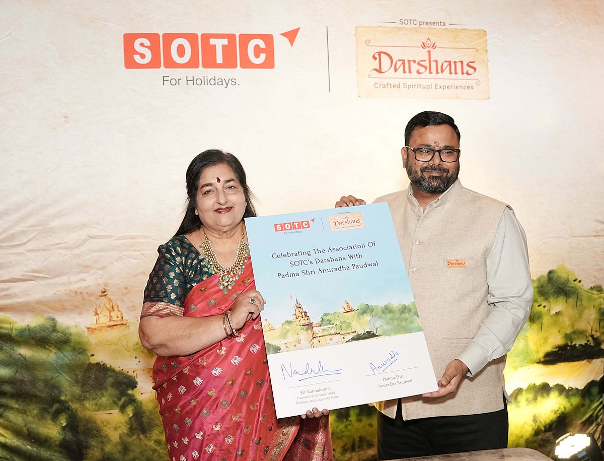 SOTC partners with devotional singer Anuradha Paudwal for spiritual tourism