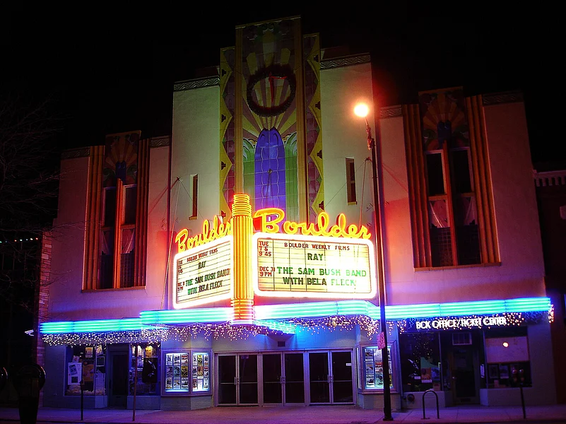 The Boulder Theatre in Downtown Boulder, Colorado