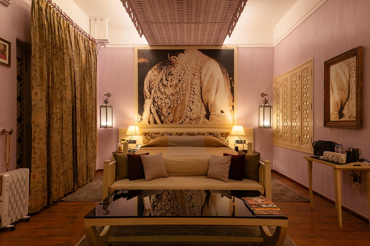 No two rooms at Ajit Bhawan are identical