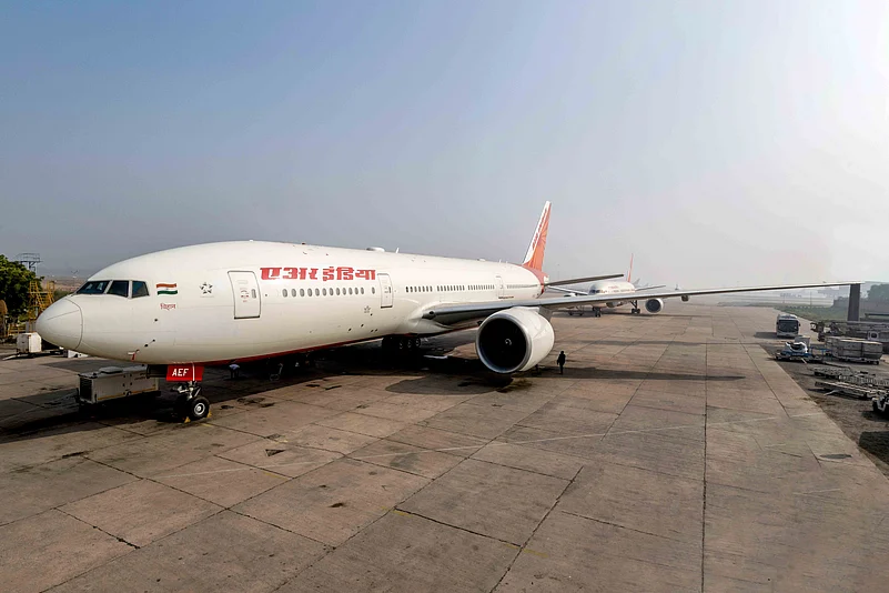 An Air India aircraft
