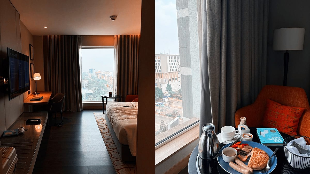 A quiet English breakfast at Lyfe Hotels before heading back to the airport