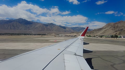 Aircraft at Leh Airport