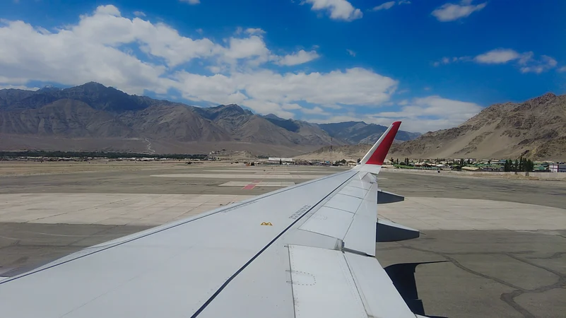 Aircraft at Leh Airport