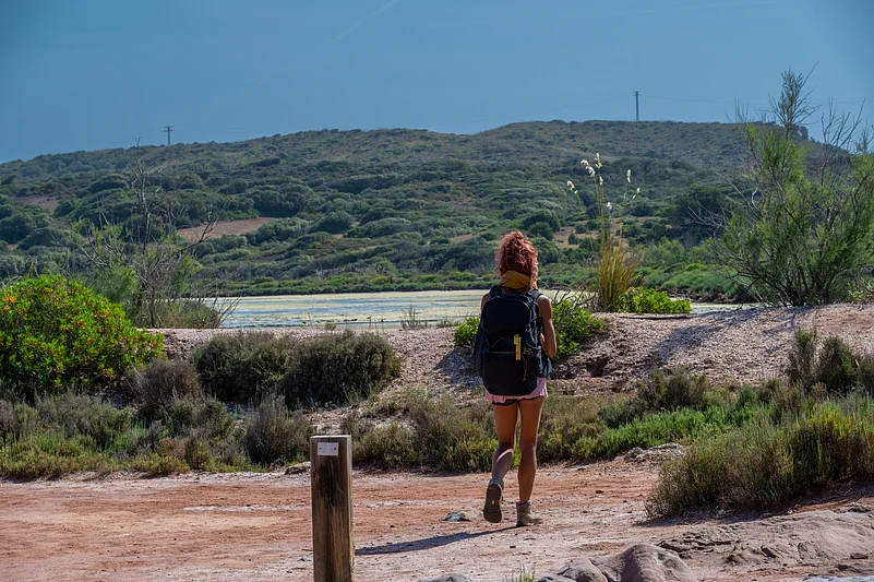 On the Camí de Cavalls in Menorca
