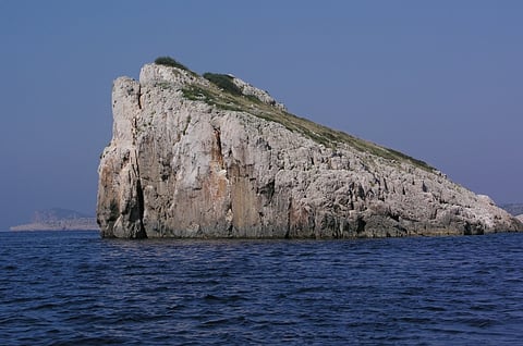 The sharp cliffs of Kornati