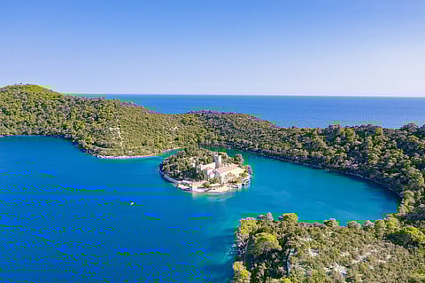 St Mary Island in Mljet National Park