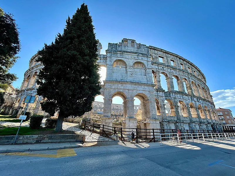 Roman amphitheatre in Pula