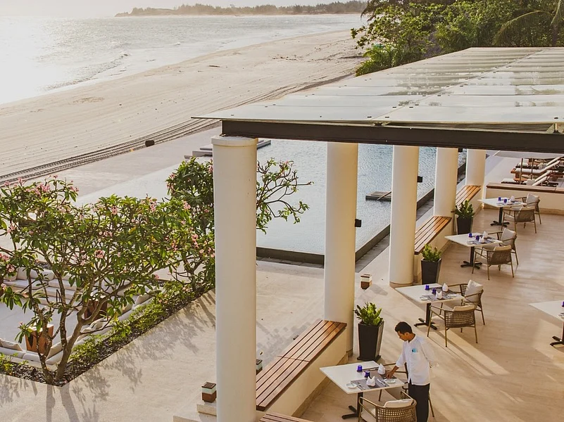 The design is pared back and understated at Azerai Ke Ga Bay