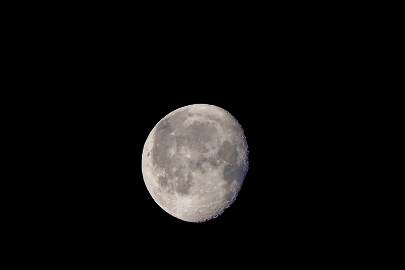 Moon at dawn, Mallorca