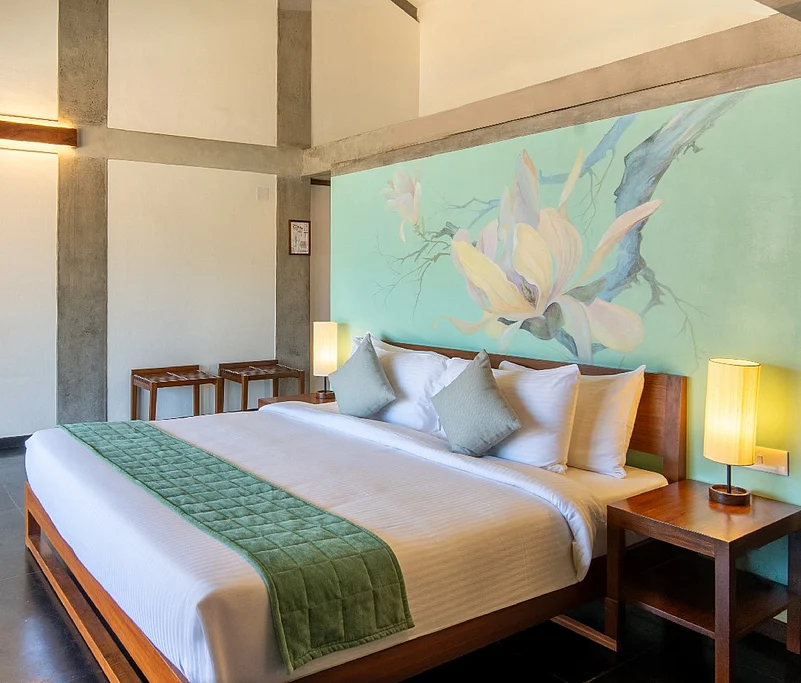 Each room opens to private gardens, keeping nature always within reach