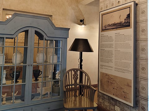 Interiors at The Denmark Tavern, Serampore