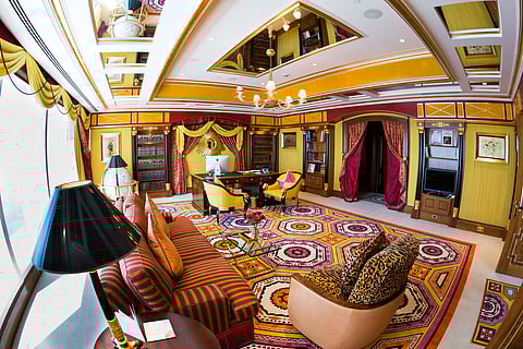 Inside the Burj Al Arab royal suite