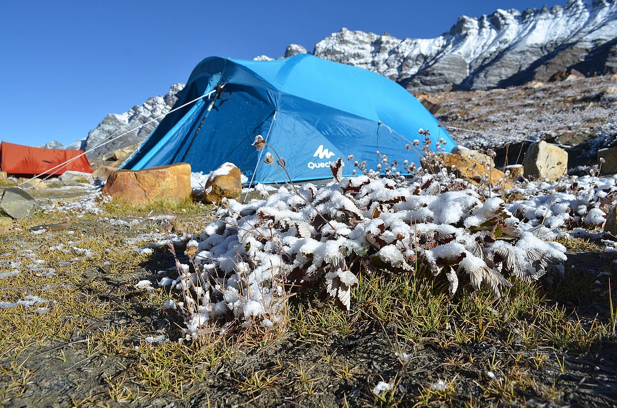 Campsite at Vasuki Tal