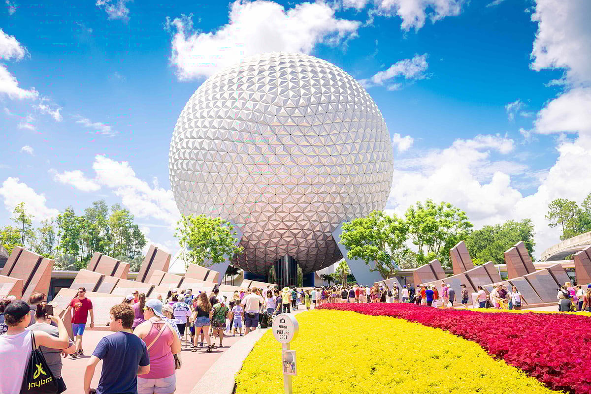 EPCOT entrance sphere at Walt Disney World, Orlando