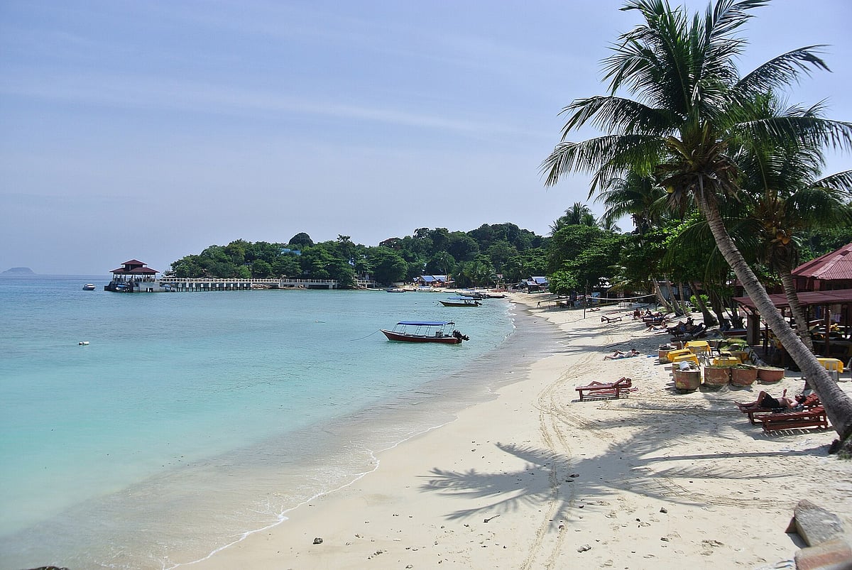 Coral Bay sits on the west side of Perhentian Kecil