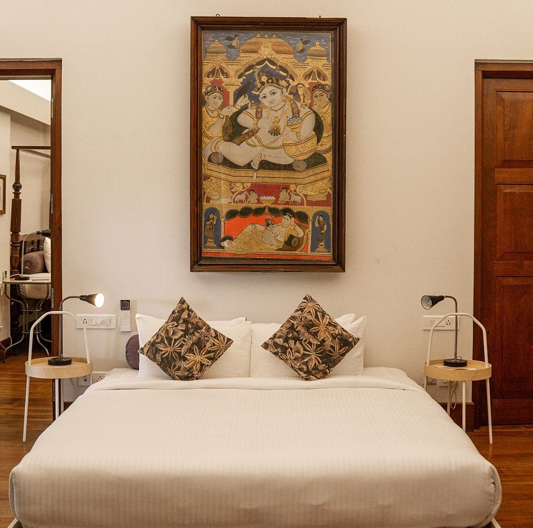 The Malabar House is a boutique heritage hotel inside an 18th-century colonial building
