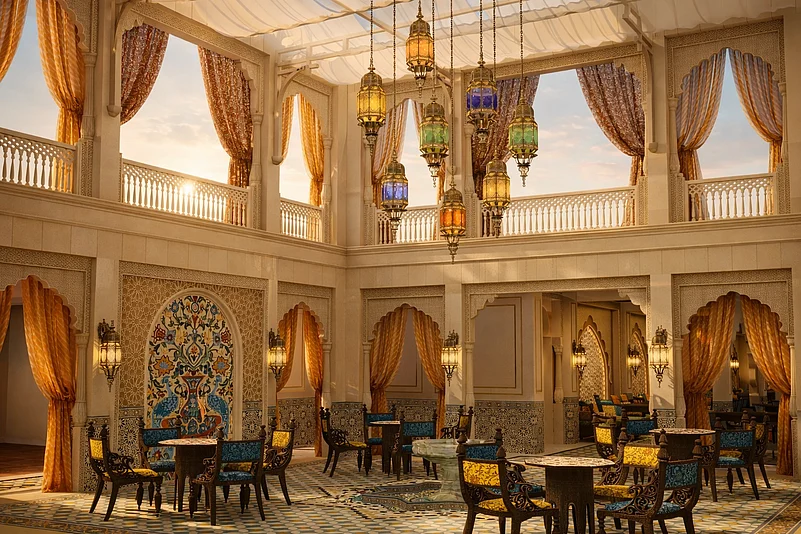 Wood, fabric, and light come together in a really easy way