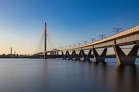 Kruunuvuorensilta, Finland's longest bridge