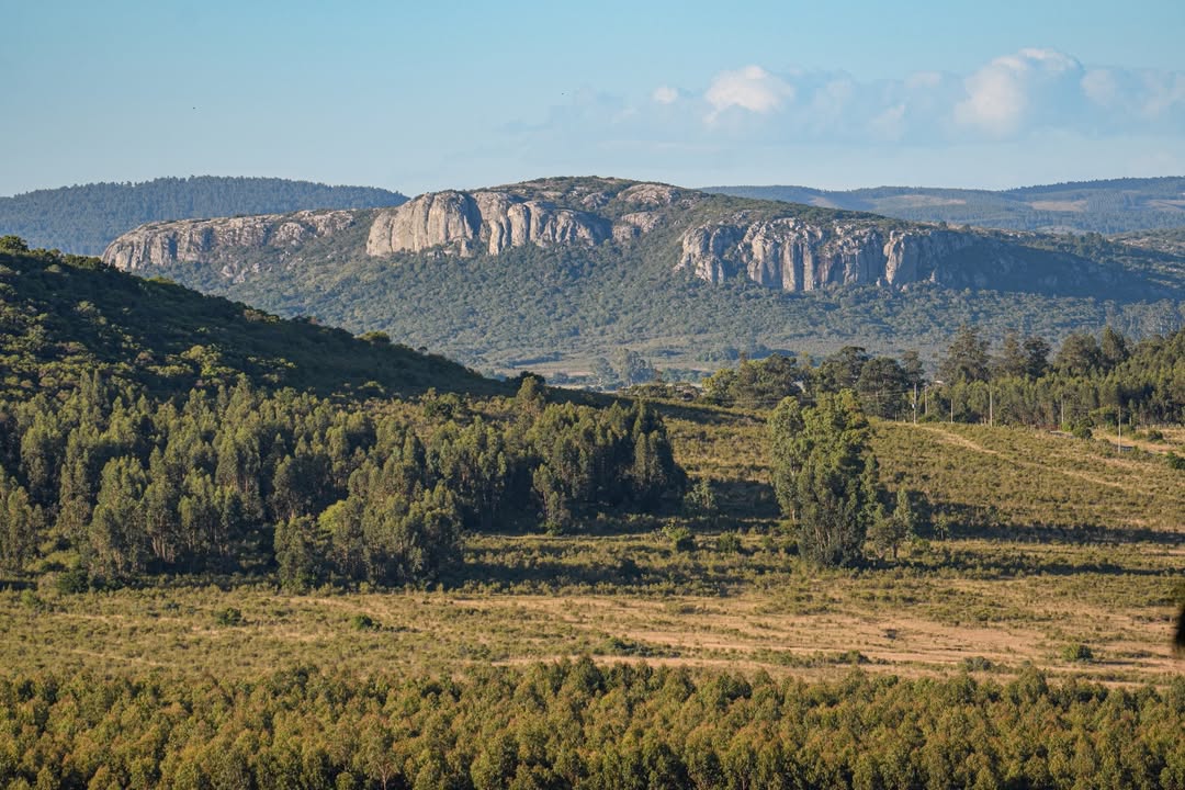 Manantiales Serranos Geopark in southeast Uruguay is shaped mostly by ancient metamorphic and igneous rocks.