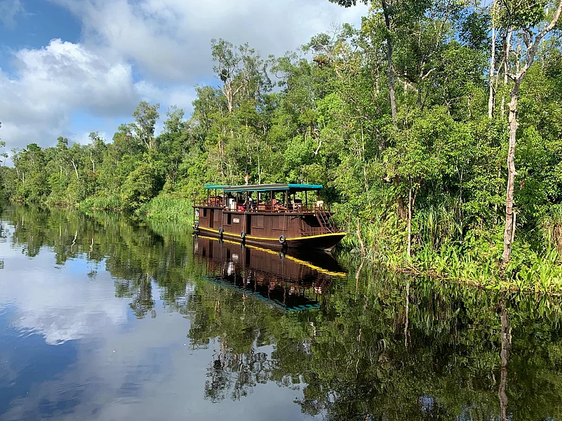 River safari boat in Tanjung Puting National Park