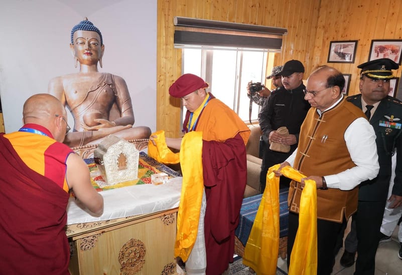 Sacred Buddha relics arrives in Ladakh