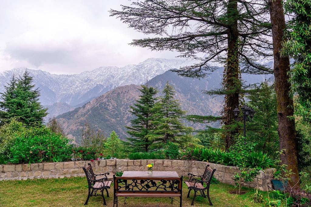 A mesmerising view of the Dhauladhar range from Eagle’s Nest, Dharamshala