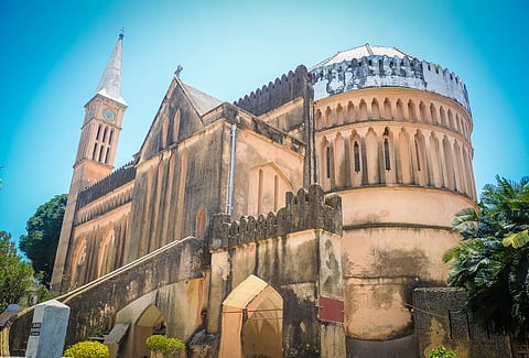 The building has an unusual blend of styles, often described as “Saracenic”