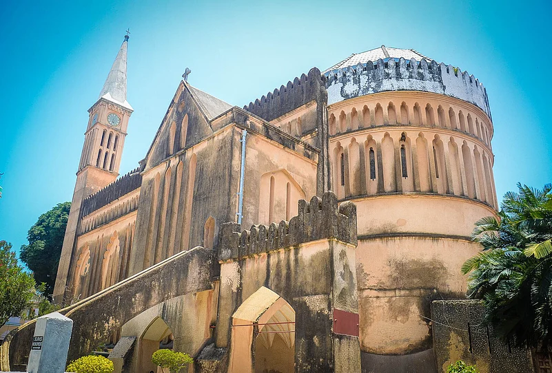 The building has an unusual blend of styles, often described as “Saracenic”