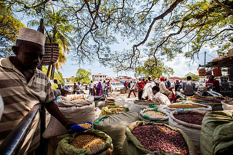 Darajani Market is one of the central markets in Stone Town