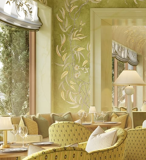 Designed by Martin Brudnizki Design Studio, the interiors balance contemporary luxury with the character of Knox Street’s historic fabric