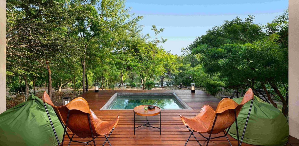 At Taru Villas – Villu Wilpattu : The property rests on the edge of Wilpattu National Park