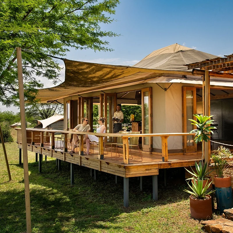 Asilia Sayari Camp is a luxury permanent tented safari camp